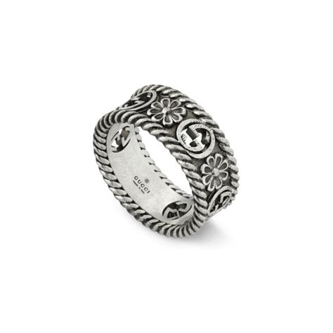 Bague Interlocking G en argenté – Gucci .